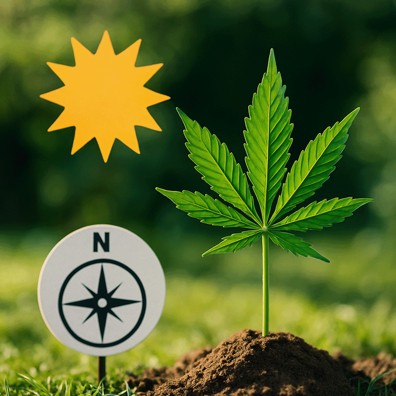 Cannabis im Garten anbauen – Komplette, ausführliche Anleitung 2 standort