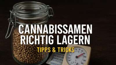 Cannabissamen lagern