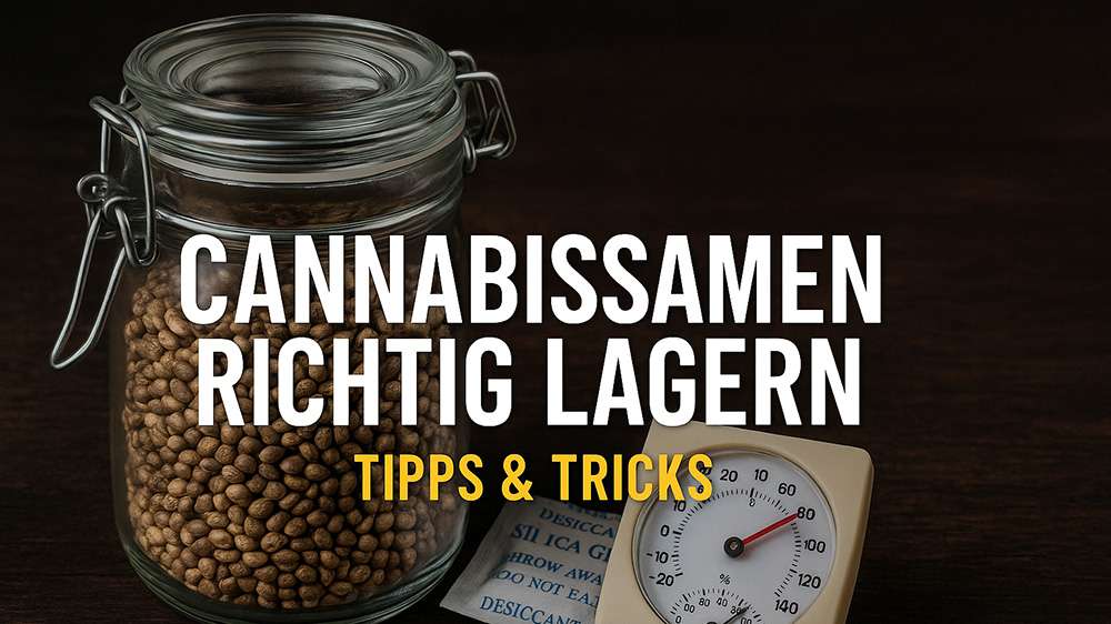 Cannabissamen lagern