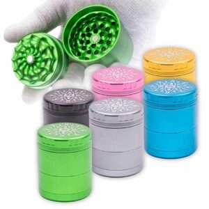 Black Leaf CNC Flower Grinder 5-tlg. mini