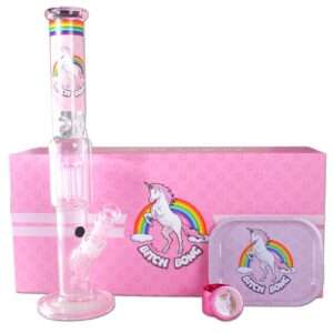 Black Leaf BITCH Kofferbong Zylinder – Perkolator Bong