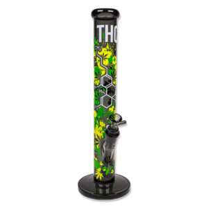 FIRE-FLOW™ X Black Leaf Bong THC MOLECULE